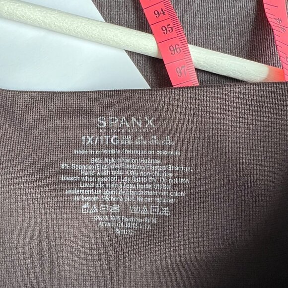 Spanx Look at me now Leggings, brown, Size 1X, B86 - Picture 7 of 7